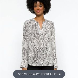 Calvin Klein Paarth V Neck Blouse